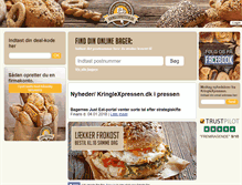 Tablet Screenshot of kringlexpressen.dk